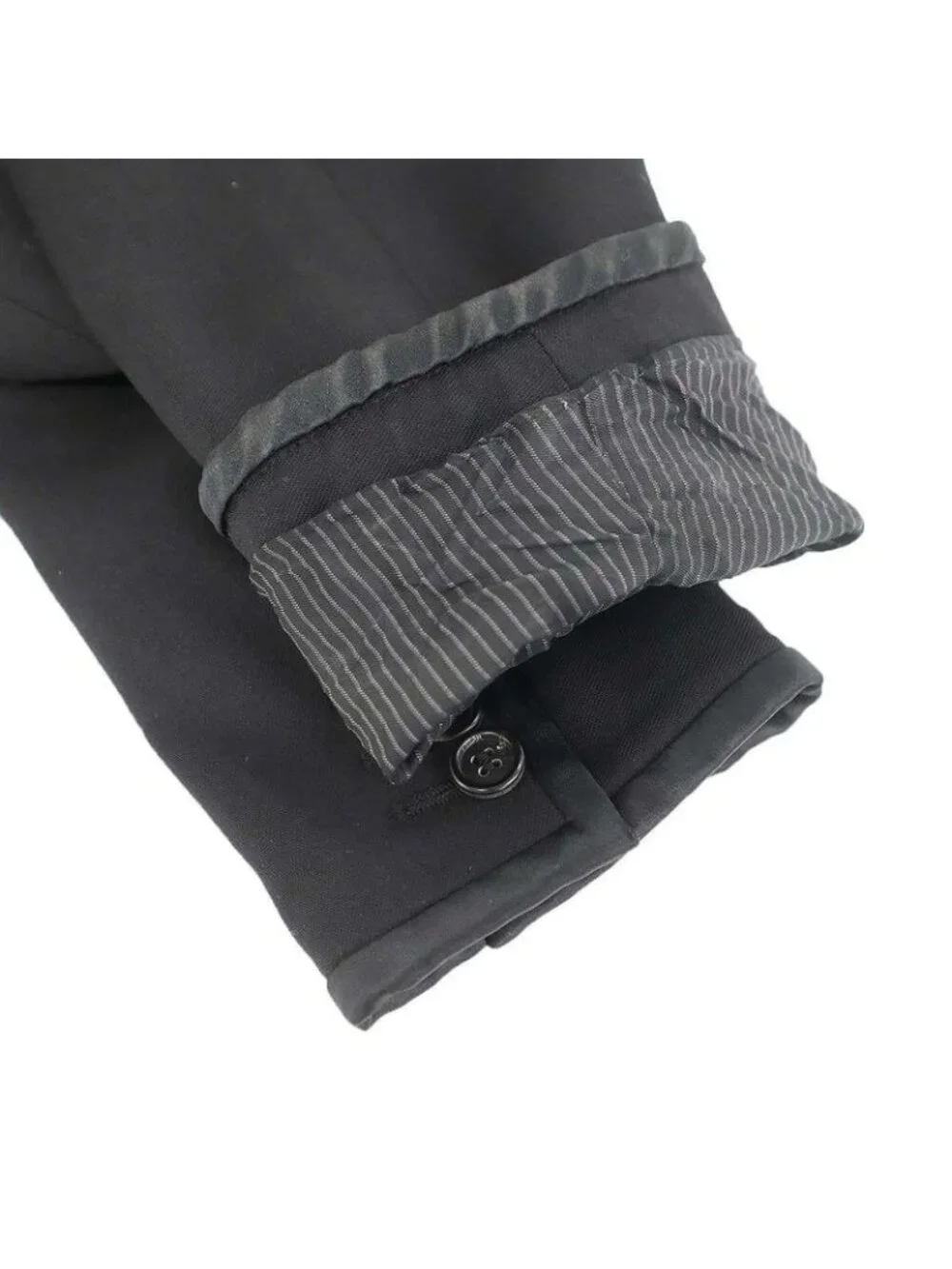 Dior Homme Satin Lapel Smoking Tuxedo Jacket Black 44